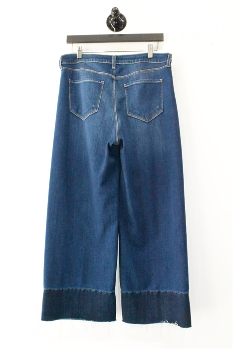Denim Blue L'Agence Wide-Leg, size 30