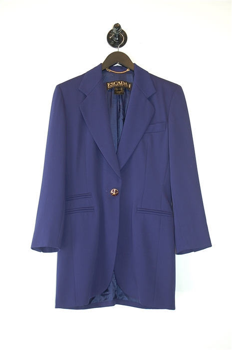 Indigo Escada Blazer Jacket, size 6