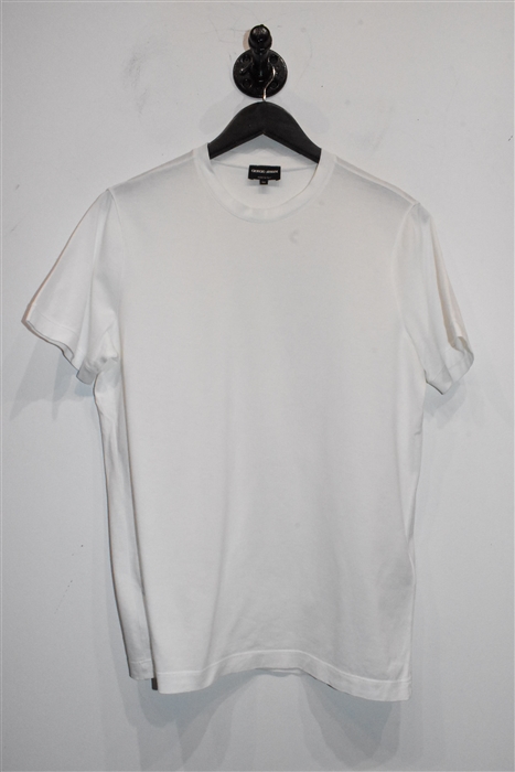 Bright White Giorgio Armani T-Shirt, size M