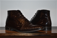 Liquid Chocolate Versace Collection Lace-ups, size 9