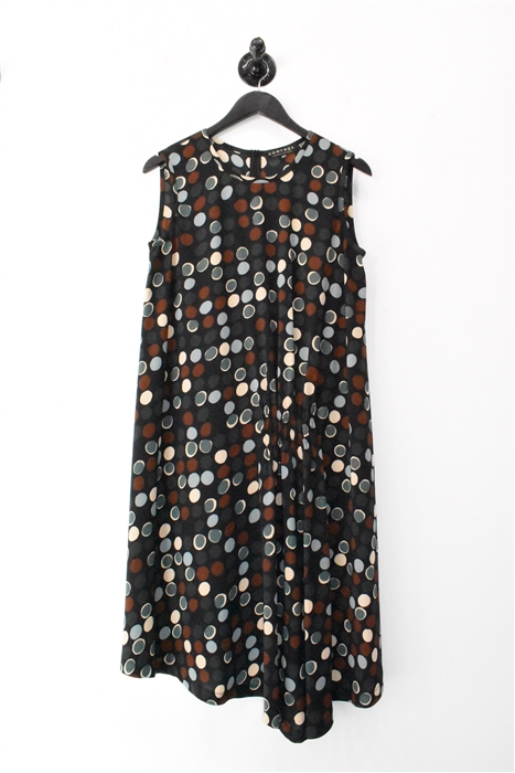 Polka Dot Comrags Midi Dress, size M