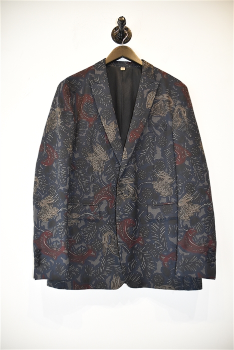 Print Burberry Blazer, size 42