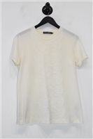 Ecru Dolce & Gabbana T-Shirt, size 8