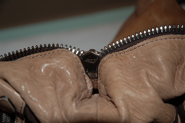 Aged Leather Miu Miu Satchel, size L