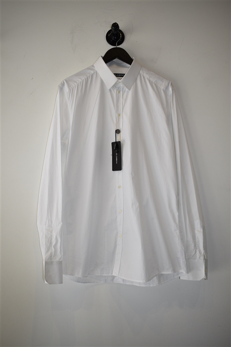 Bright White Dolce & Gabbana Button Shirt, size XL