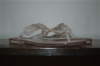 Clear Stuart Weitzman Sandal, size 7