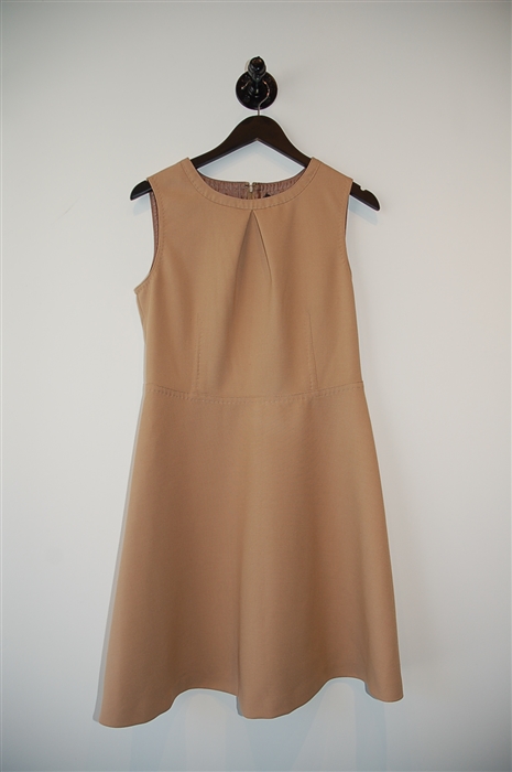 Camel Seventy A-Line Dress, size 8