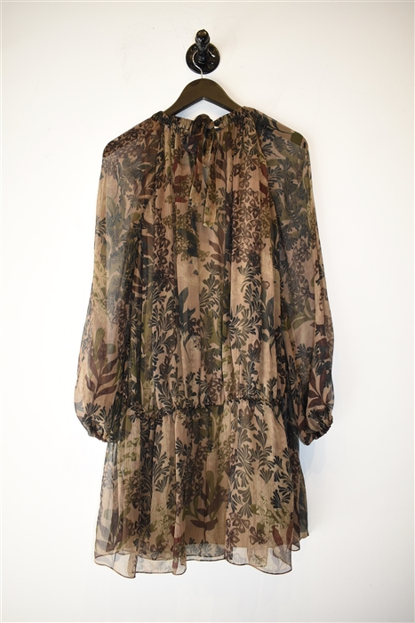 Floral Brunello Cucinelli Bohemian Dress, size S