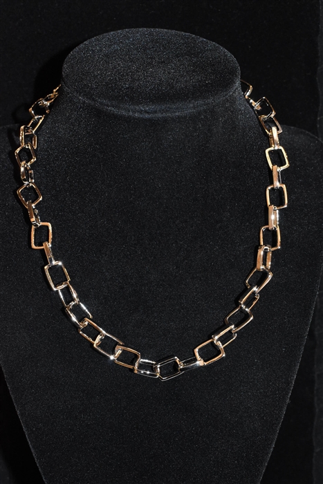 Rhodium Nina Ricci - Vintage Necklace, size O/S