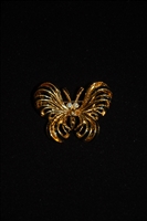 Gold Nina Ricci Brooch, size O/S