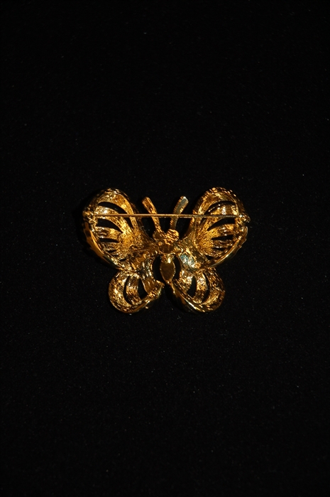 Gold Nina Ricci Brooch, size O/S