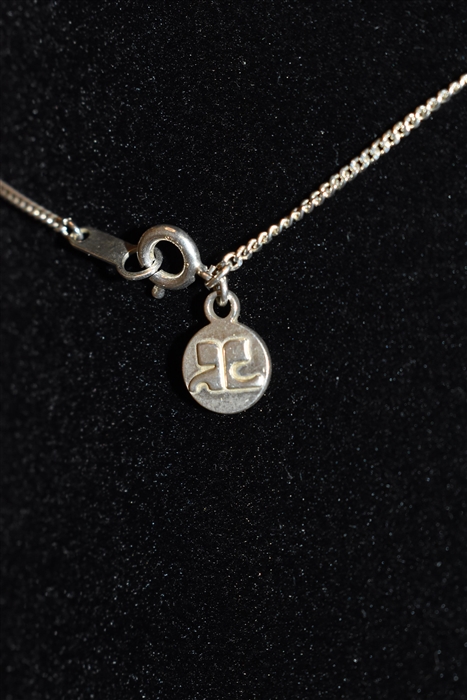 Sterling Silver Courreges - Vintage Necklace, size O/S