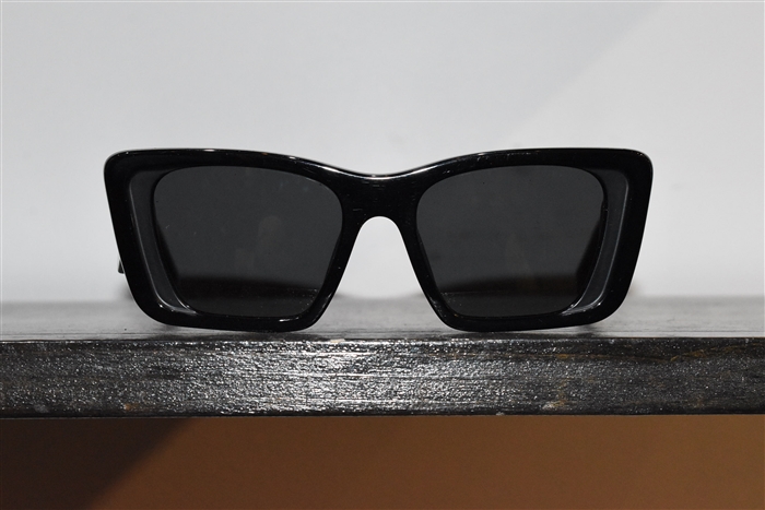 Shiny Black Prada Sunglasses, size O/S