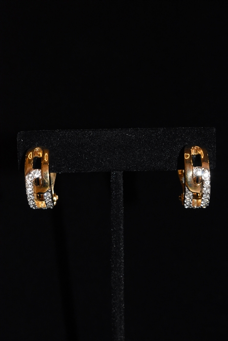 Gold Nina Ricci - Vintage Earrings, size O/S