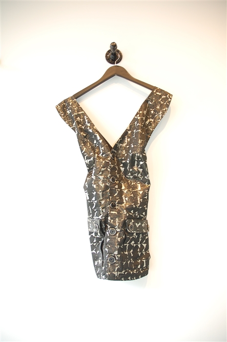 Sparkly Black Comrags Vest, size M