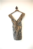 Sparkly Black Comrags Vest, size M