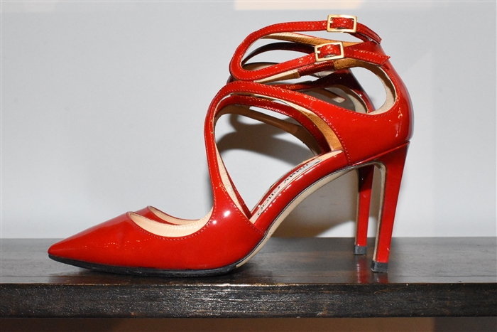Red Patent Jimmy Choo Pumps, size 6