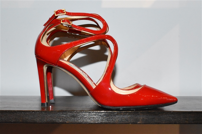 Red Patent Jimmy Choo Pumps, size 6
