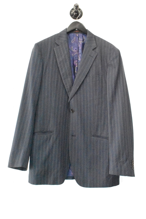 Navy Stripe Etro Sport Coat, size 42