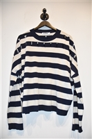 Navy & White Jil Sander Pullover, size 10