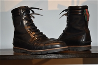Black Leather Gucci Boots, size 9
