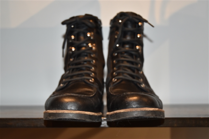 Black Leather Gucci Boots, size 9