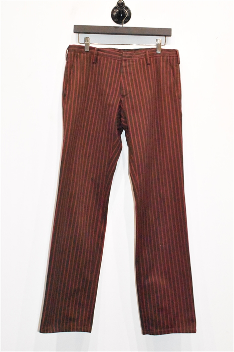 Brown Stripe Romeo Gigli - Vintage Trousers, size 32