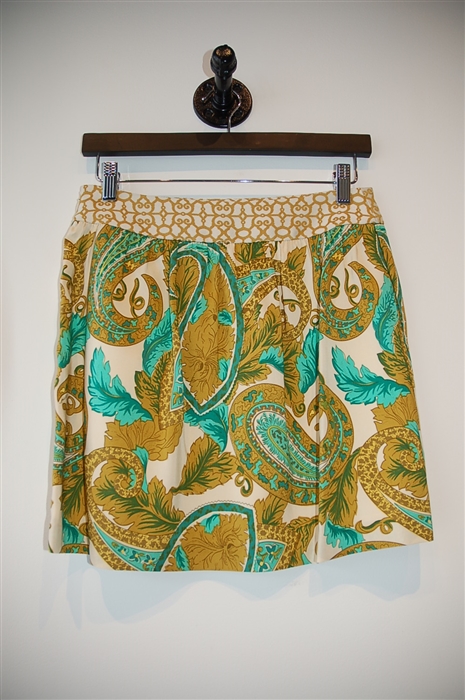 Paisley Milly Short Skirt, size 0