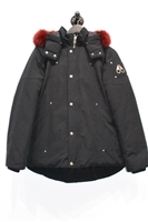 Basic Black Moose Knuckles Parka, size S