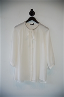 Soft White Seventy Blouse, size 8