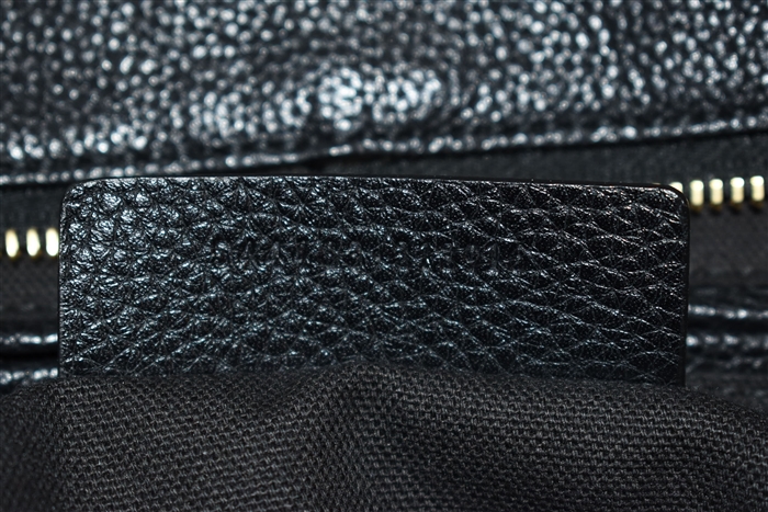 Black Leather Alexander McQueen Satchel, size L