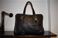 Black Leather Alexander McQueen Satchel, size L