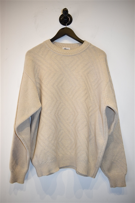 Pale Beige Brioni Pullover, size L