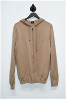 Beige Melange Joop! Zippered Sweater, size L