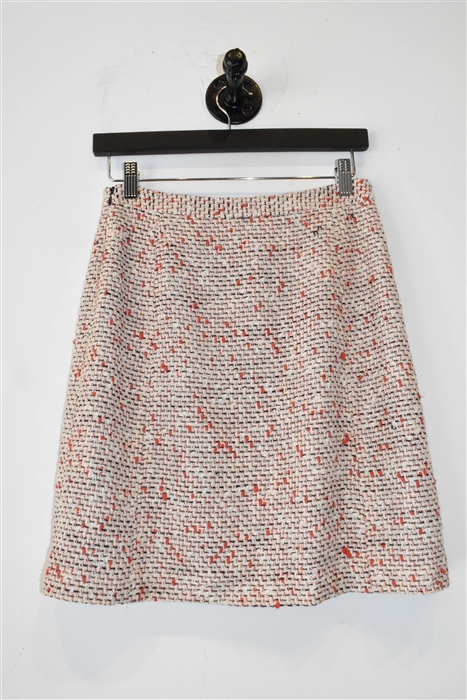 Orange Tweed Milly Short Skirt, size 4