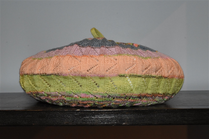 Striped Missoni Beret, size O/S