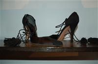 Black Suede Saint Laurent Pumps, size 8
