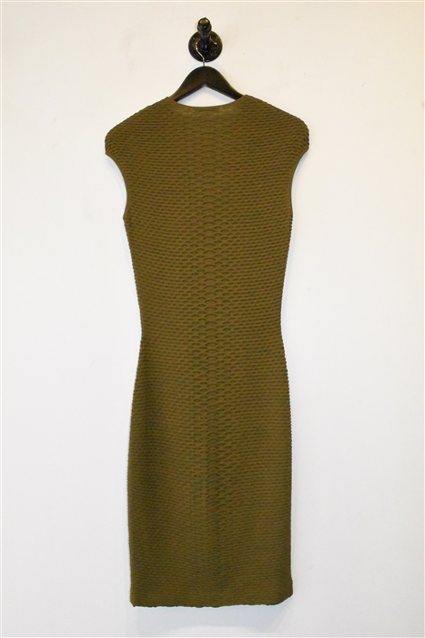 Olive Alexander McQueen Sheath Dress, size S