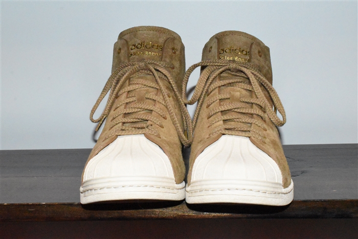 Russet Wales Bonner x Adidas High-Top Sneakers, size 12