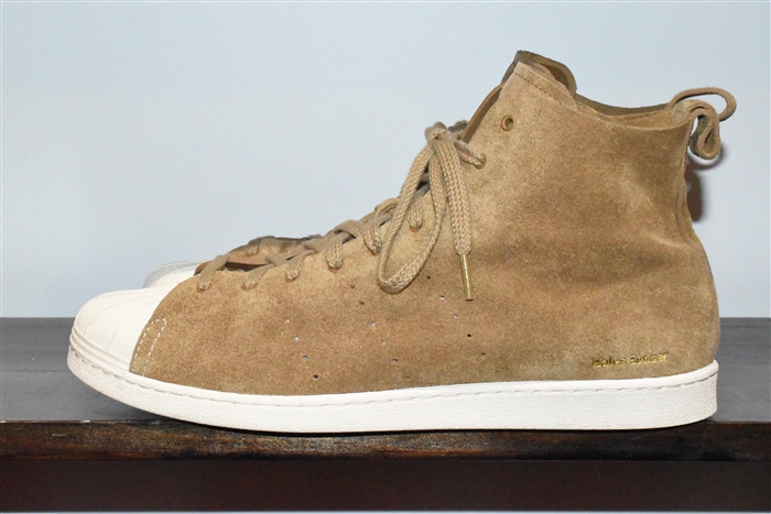 Russet Wales Bonner x Adidas High-Top Sneakers, size 12