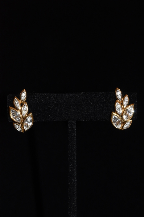 Gold Nina Ricci - Vintage Earrings, size O/S