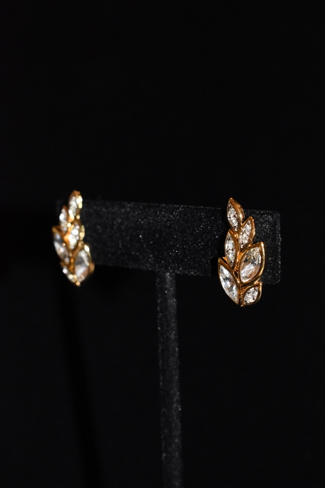 Gold Nina Ricci - Vintage Earrings, size O/S