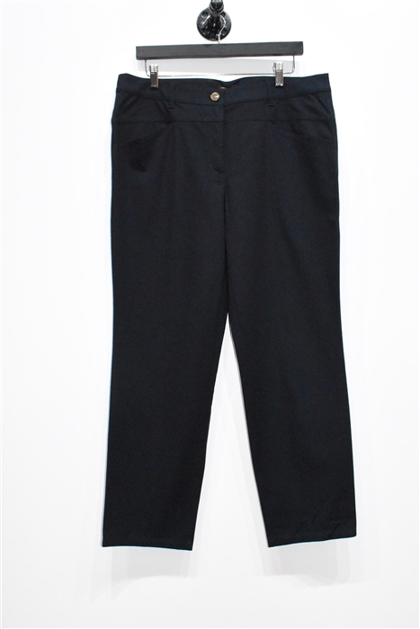 Navy Escada Trousers, size 14