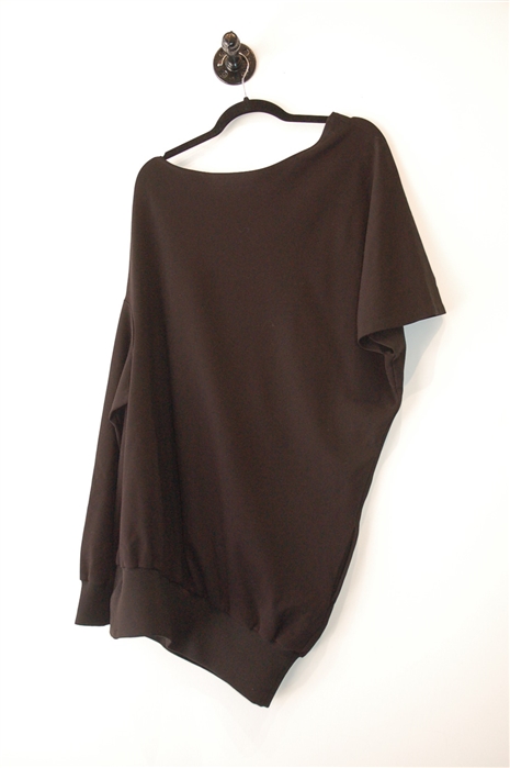 Basic Black Y-3 - Yohji Yamamoto Asymmetrical Top, size XS