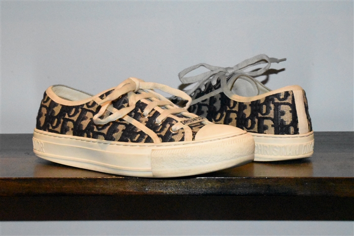 Monogram Dior Sneaker, size 8.5