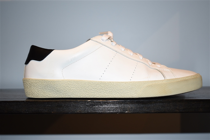 White Leather Saint Laurent Sneaker, size 7