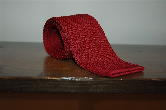 Dark Red Luciano Barbera Tie, size O/S