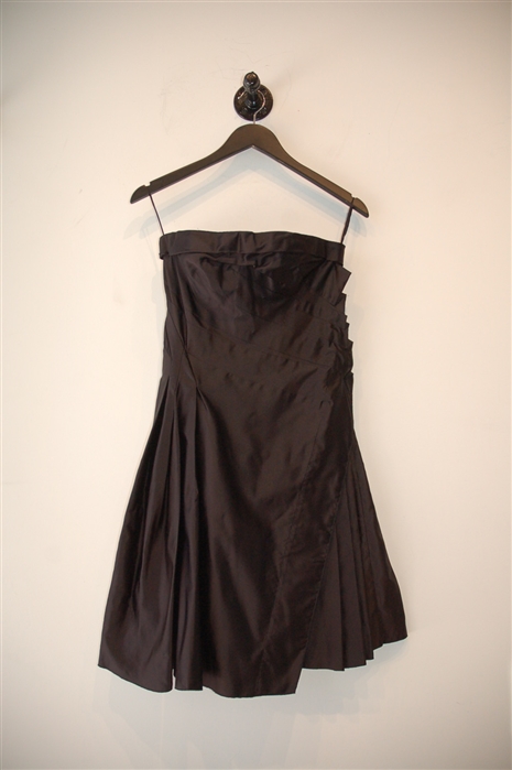 Satin Black Prada Short Gown, size 4