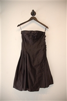 Satin Black Prada Short Gown, size 4