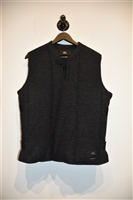 Charcoal Robert Geller Puffer Vest, size L